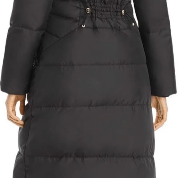 Cole Hahn Long Black Puffer Coat - Picture 8 of 11
